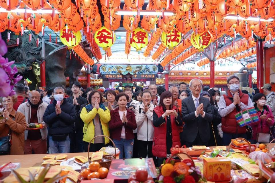 臺北市商圈產業聯合會 臺灣省城隍廟新春團拜