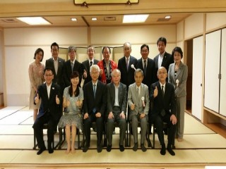 6月28日12:00 日本溫泉協會大山會長邀請(台灣)亞太國際溫泉旅遊協會周水美理事長交流餐會