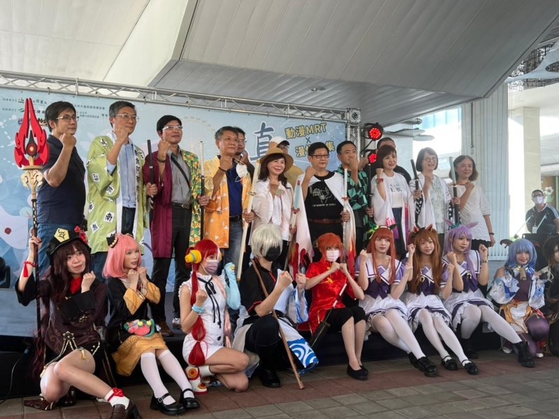 2022年10月01日-大直商圈-大直漫慢玩-動漫捷運站開幕記者會暨漫慢市集網頁相本