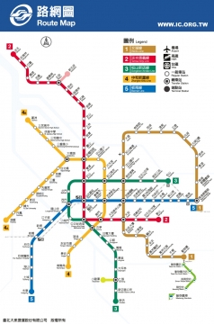 捷運系統路網圖