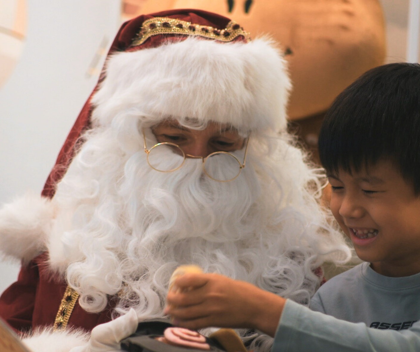 星空電影院與聖誕老人互動